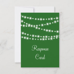 Twinkle Lights RSVP (green)