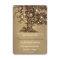 Twinkle Lights Tree Rustic Wedding RSVP card