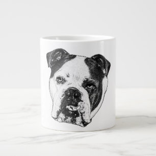 Twinkle-Lit Bulldog Brew Giant Coffee Mug