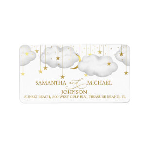 Twinkle Litter Star Address Labels