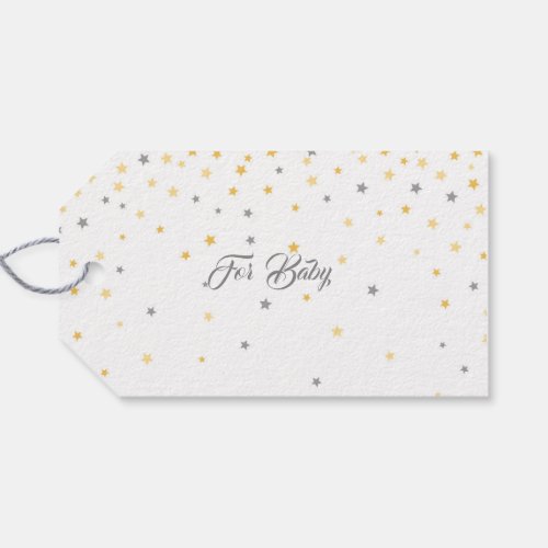 Twinkle Little Baby Star Gift Tags