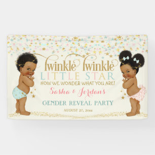 Twinkle Little Star Baby Gender Neutral Ethnic Banner