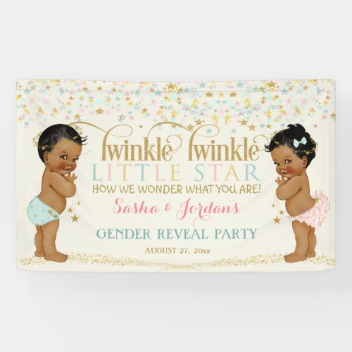 Twinkle Little Star Baby Gender Neutral Ethnic Banner