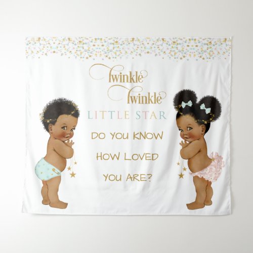 Twinkle Little Star Baby Gender Neutral Ethnic Tapestry