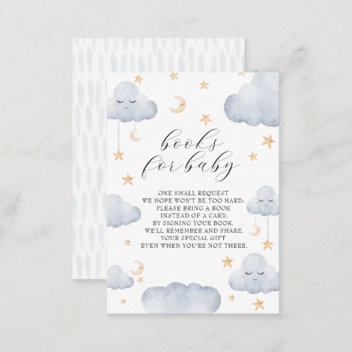 Twinkle Little Star  Baby Shower Books For Baby Enclosure Card