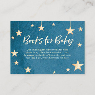 Twinkle little star Baby Shower Insert Card