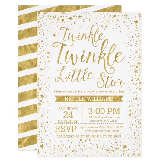 Star Baby Shower Invitations 4