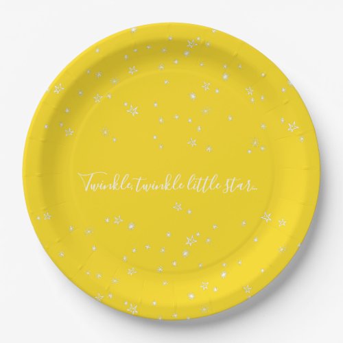 Twinkle Little Star Baby Shower Paper Plates