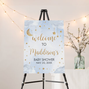 Twinkle Little Star Baby Shower Welcome Sign
