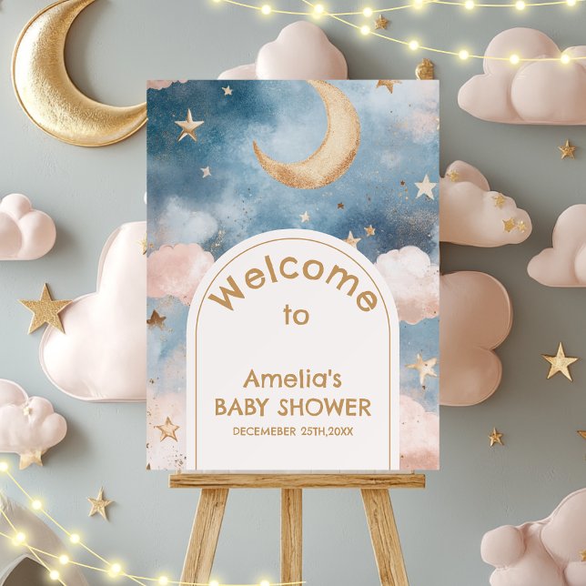 Twinkle little star baby shower welcome sign (Creator Uploaded)