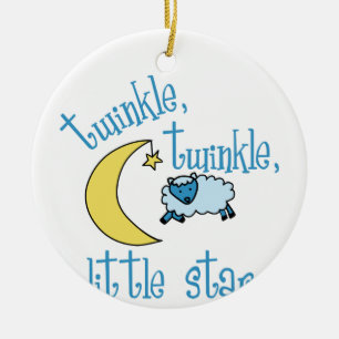 Twinkle Little Star Ceramic Ornament