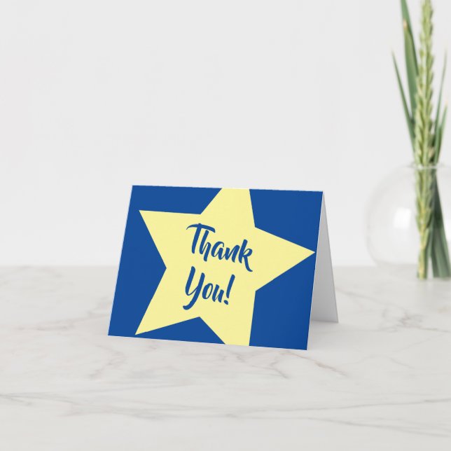 Twinkle Little Star Cute 1st Birthday Party Theme Card (Front)