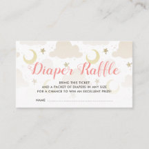 twinkle little star diaper raffle ticket