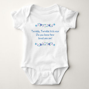 Twinkle Little Star Do You know how Loved you are Baby Bodysuit