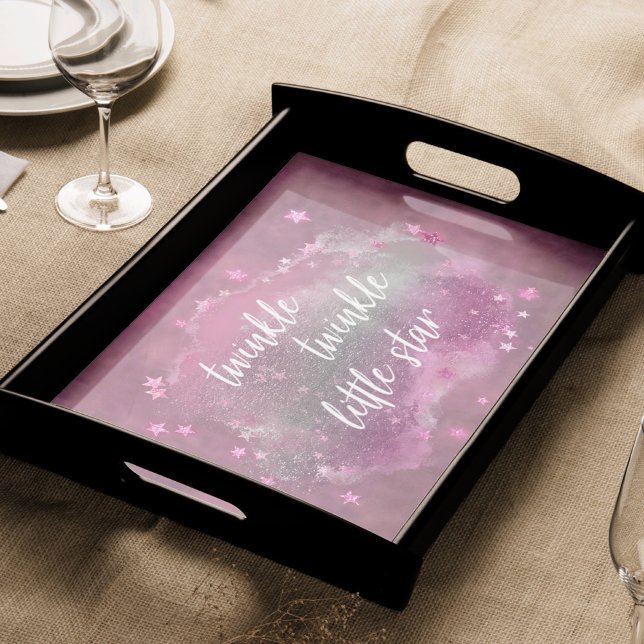 Twinkle Little Star | Dusty Mauve Pink Silver Gray Tissue Paper (Creator Uploaded)