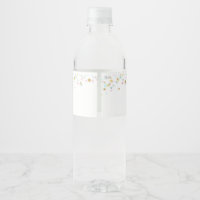 Twinkle Little Star Gender Neutral Baby Shower Waterproof Water Bottle Wrapper