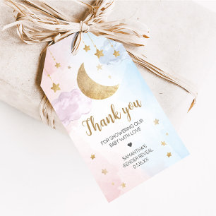 Twinkle Little Star Gender Reveal Favor Tags
