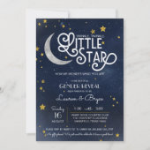 Twinkle Little Star Gender Reveal Party Invitation (Front)