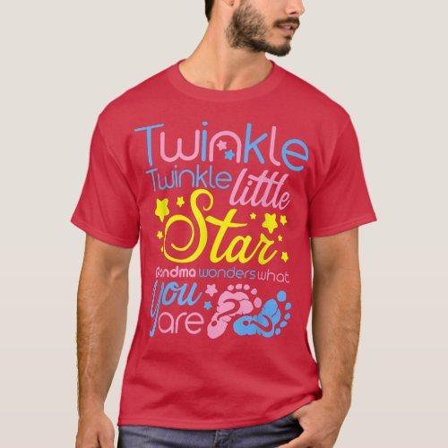 Twinkle Little Star Grandma Wonders What You Are  T_Shirt