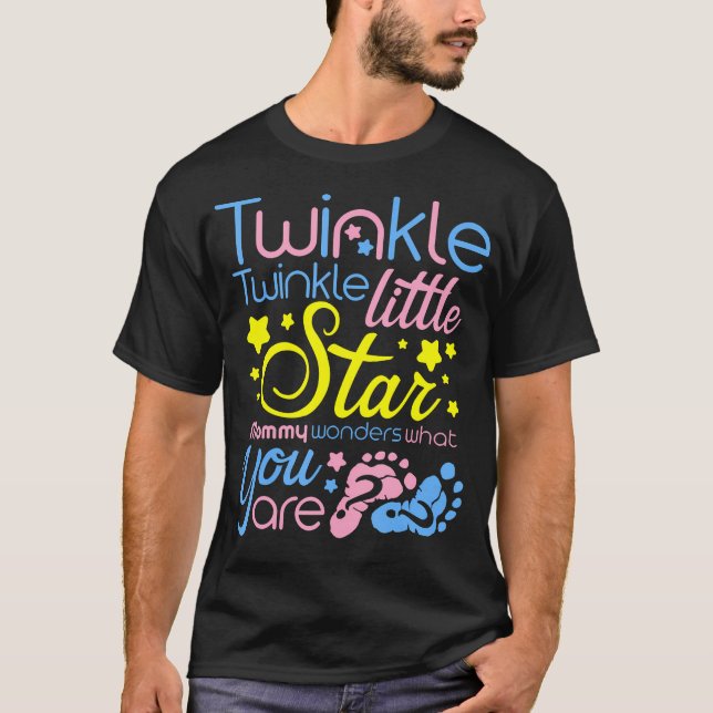Twinkle Little Star Mommy Wonders What You Are Gen T-Shirt (Front)