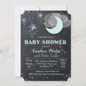 Twinkle Little Star Moon Baby Shower Invitation (Front)
