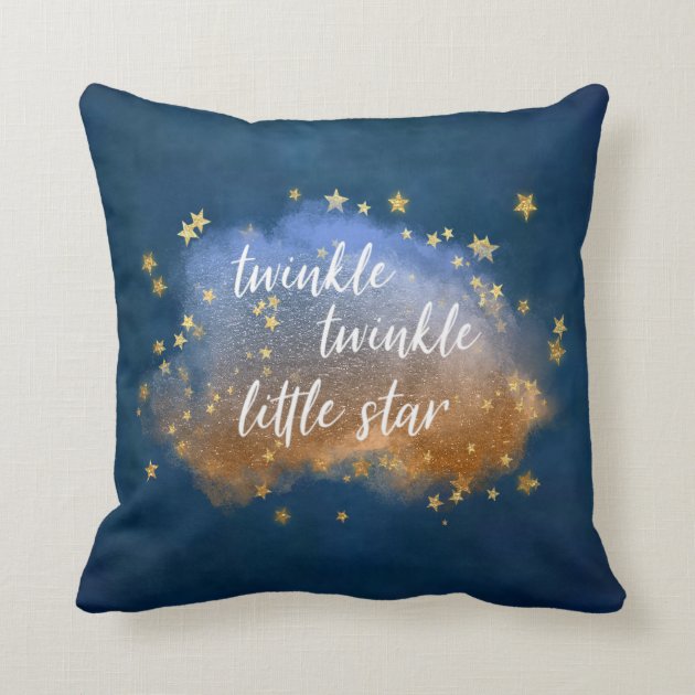 navy star pillow