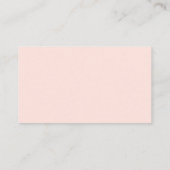 Twinkle Little Star Pink Gold Diaper Raffle Ticket Enclosure Card (Back)