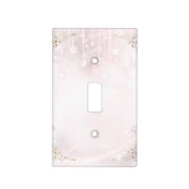 Twinkle little Star Rose Gold Celestial Glow Stars Light Switch Cover