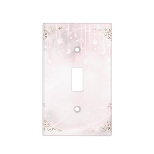 Twinkle little Star Rose Gold Celestial Glow Stars Light Switch Cover