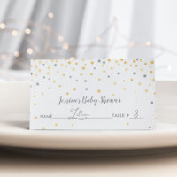 Twinkle Little Star Shower Reception | Gray