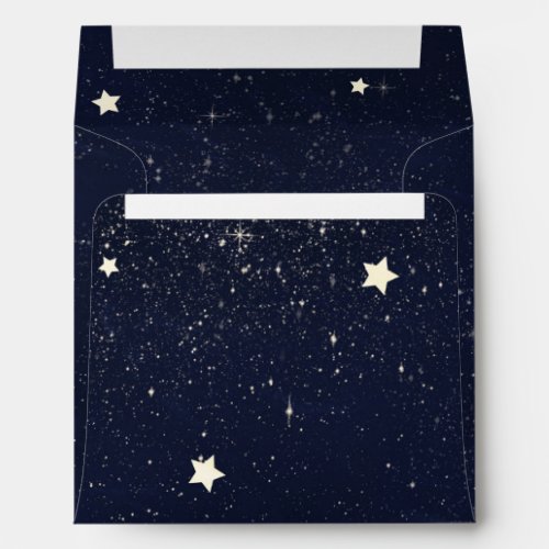 Twinkle Little Star Starry Sky Baby Shower Envelope