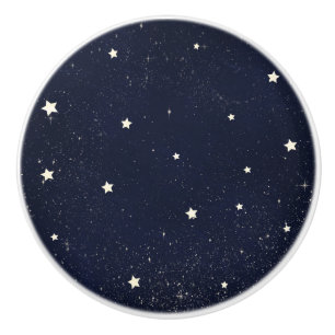 Twinkle Little Star Starry Sky Celestial Night Ceramic Knob