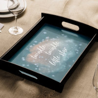 Twinkle Little Star | Teal Green and Taupe Brown