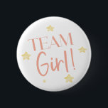 Twinkle Little Star Team Boy Blue Gender Reveal Button<br><div class="desc">This is a Twinkle Little Star How We Wonder What You Are Team Girl Gender Reveal Button!</div>