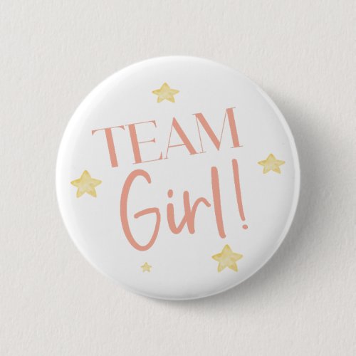 Twinkle Little Star Team Boy Blue Gender Reveal Button