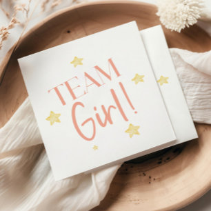 Twinkle Little Star Team Boy Blue Gender Reveal Napkins