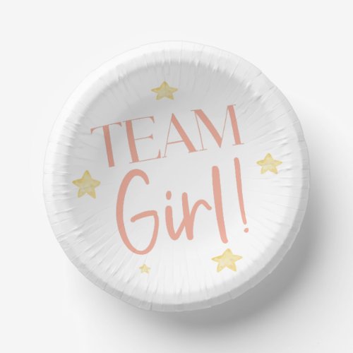 Twinkle Little Star Team Boy Blue Gender Reveal Paper Bowls