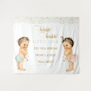 Twinkle Little Star Vintage Baby Gender Neutral Tapestry