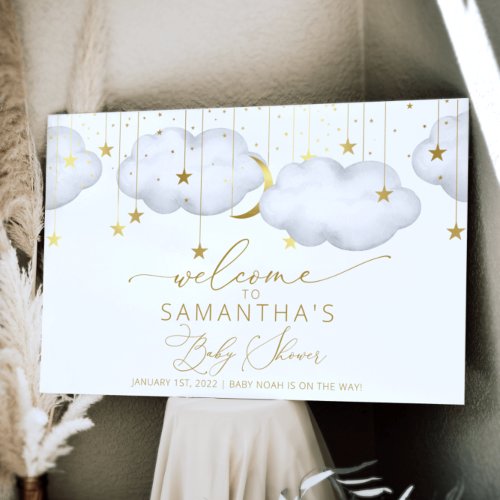 Twinkle Little Star Welcome Sign Baby Shower Sign