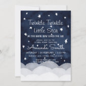 Twinkle Little Star Whimsical Baby Shower   Invitation (Front)