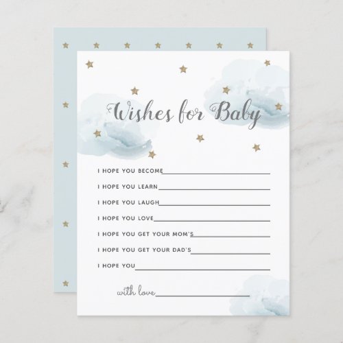 Twinkle Little Star Wishes for Baby Blue Advice