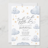 Twinkle Little Star Yellow Neutral Baby Shower Invitation (Front)