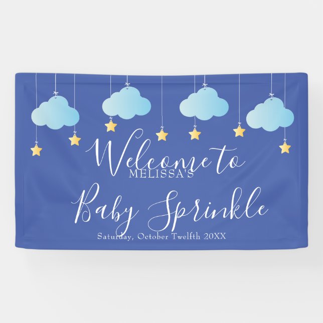 Twinkle Sprinkle Baby Shower / Sprinkle Welcome Banner (Horizontal)