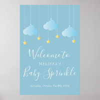 Twinkle Sprinkle Baby Sprinkle / Shower Welcome Poster
