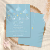 Twinkle Sprinkle Little Star Baby Sprinkle/Shower Invitation