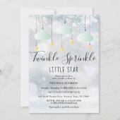 Twinkle Sprinkle Little Star Winter Baby Shower Invitation (Front)