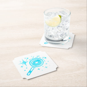 Twinkle stars, Beacon of the Limitless Digital Age Paper Coaster