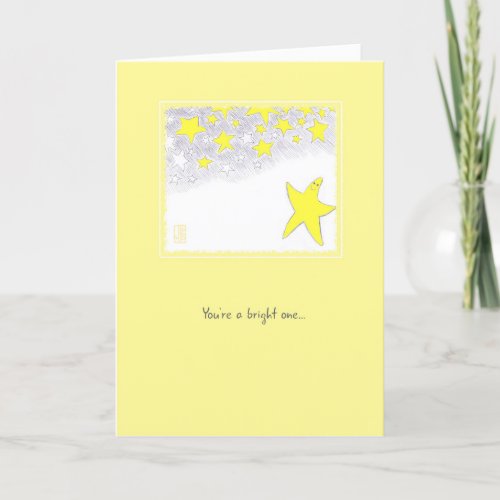 Twinkle Stars Encouragement from Us Greeting Card