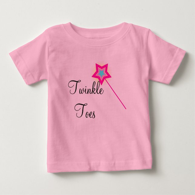 Twinkle Toes Baby T-Shirt (Front)