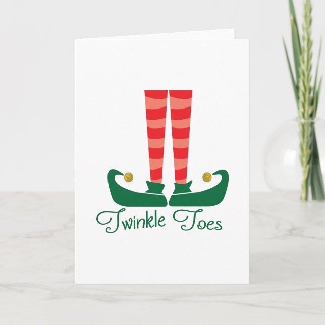 Twinkle Toes Holiday Card (Front)